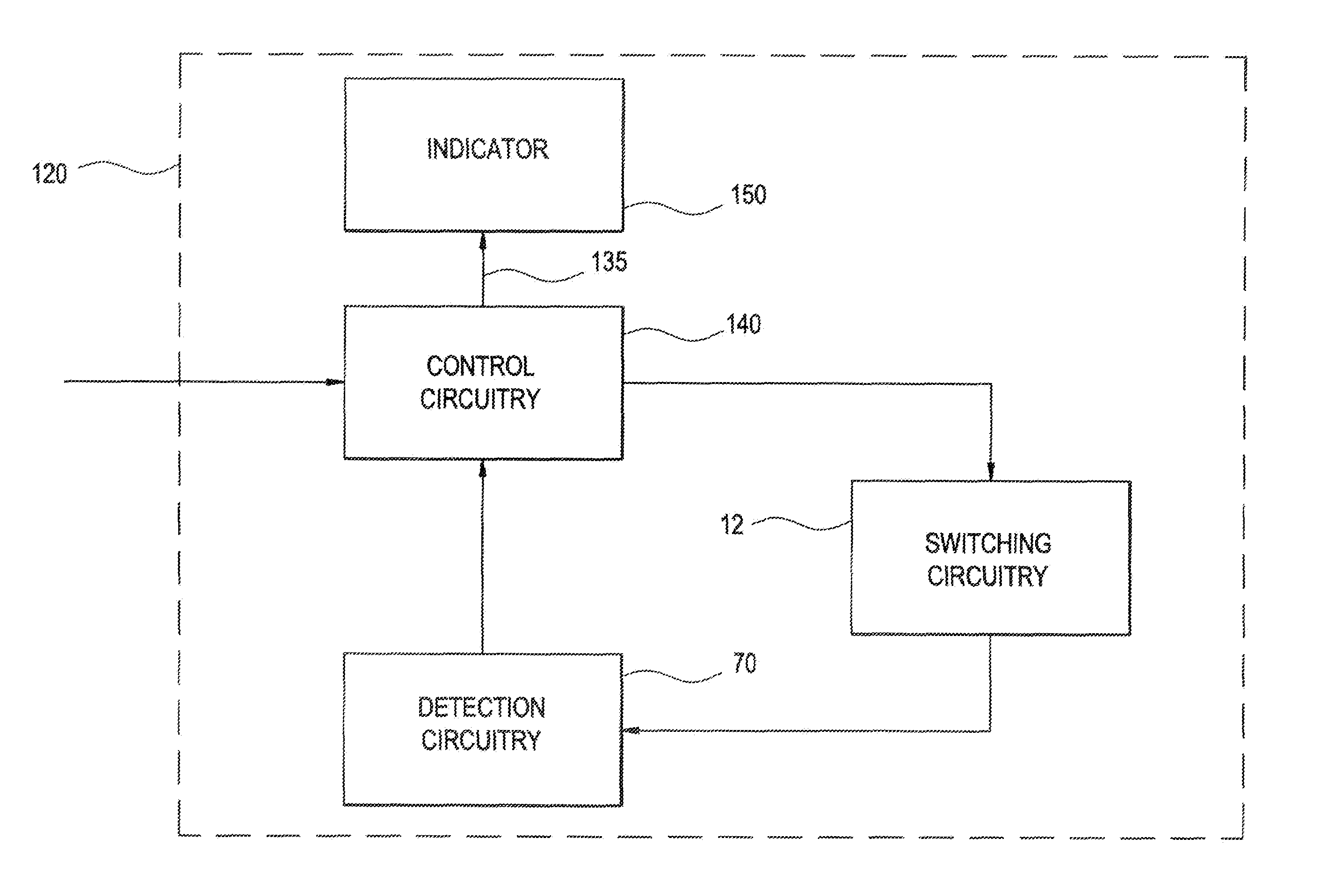 MEMS based motor starter with motor failure detection