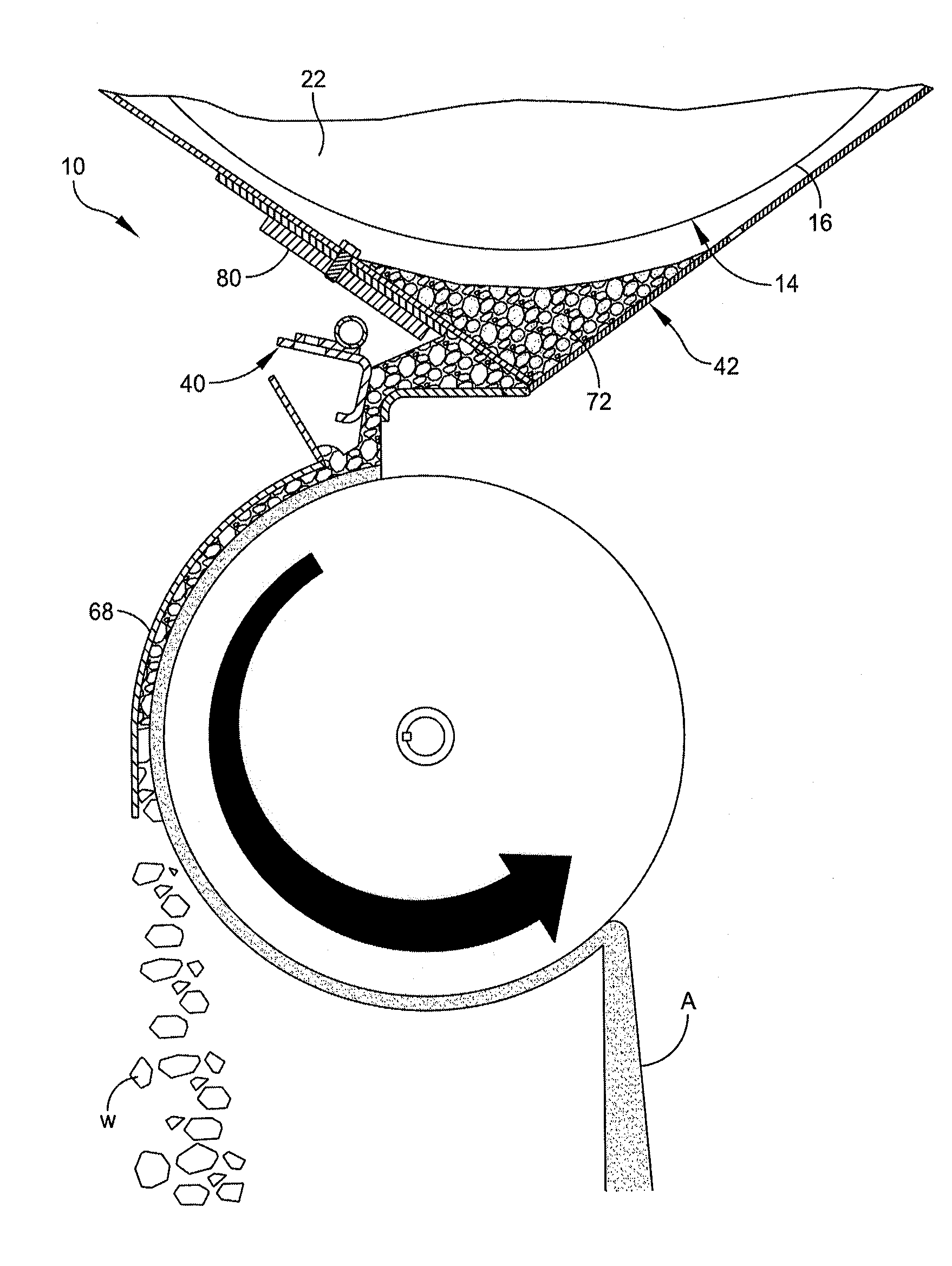 Magnetic separator with dynamic baffle system