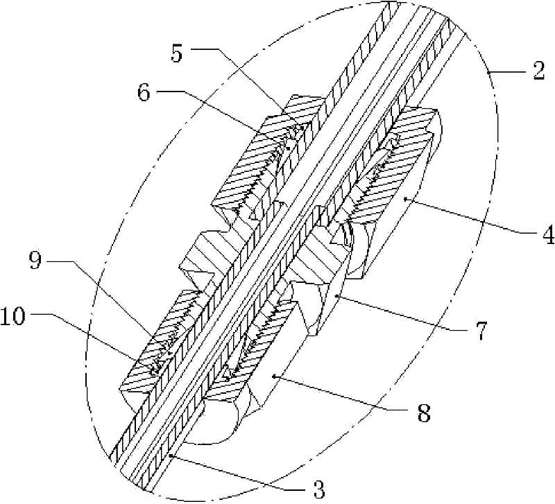 Underground optical cable connecting device