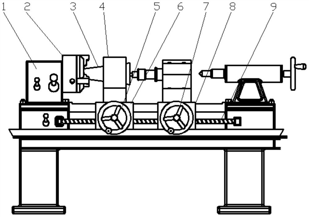 Magnetic particle grinding device and process for machining inner wall of conical part