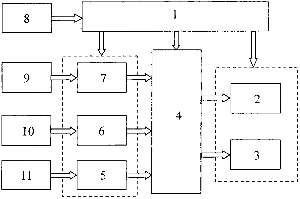 Vehicle fuel consumption real-time measuring and displaying device