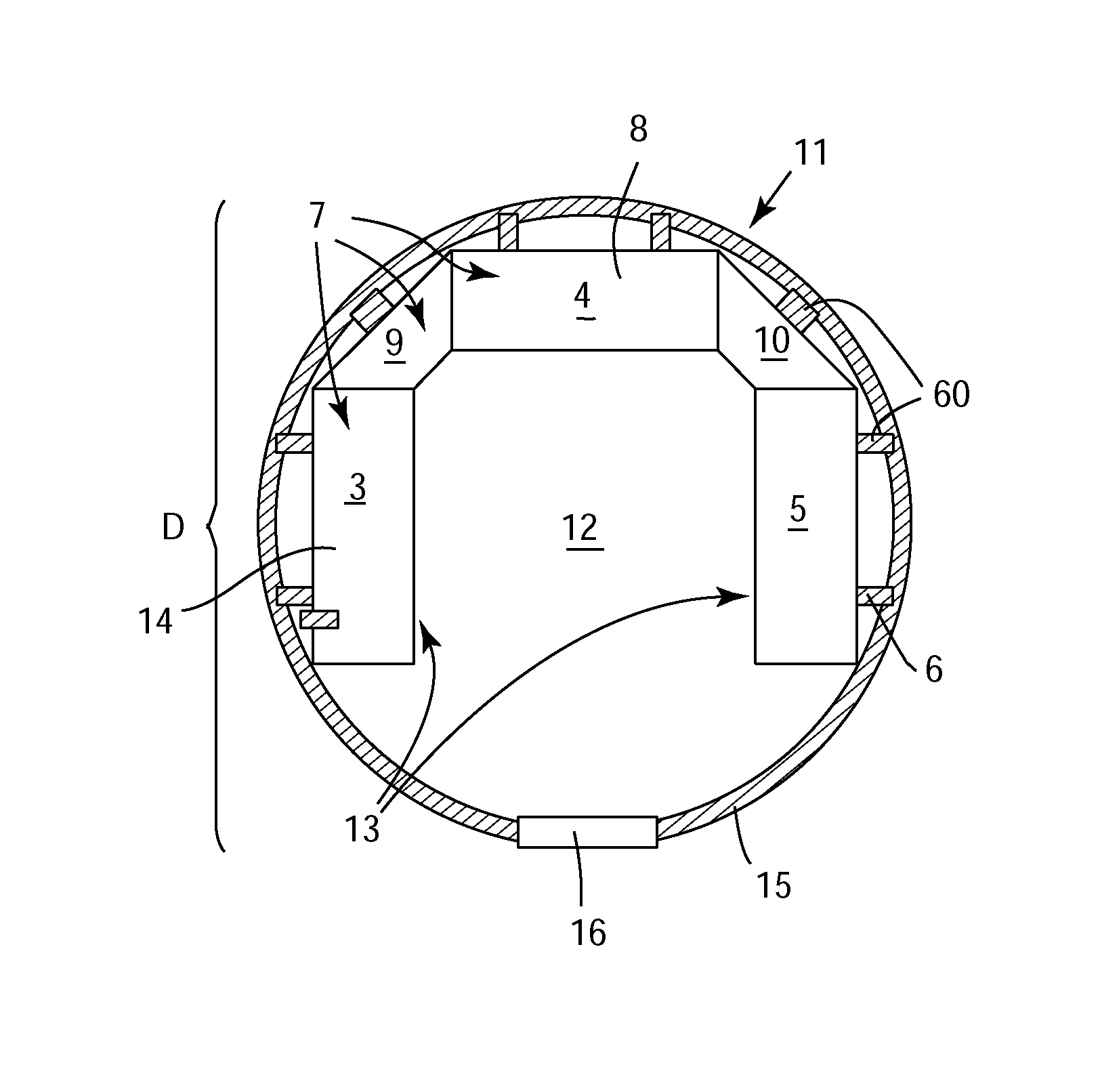 Preassembled tower section of a wind power plant