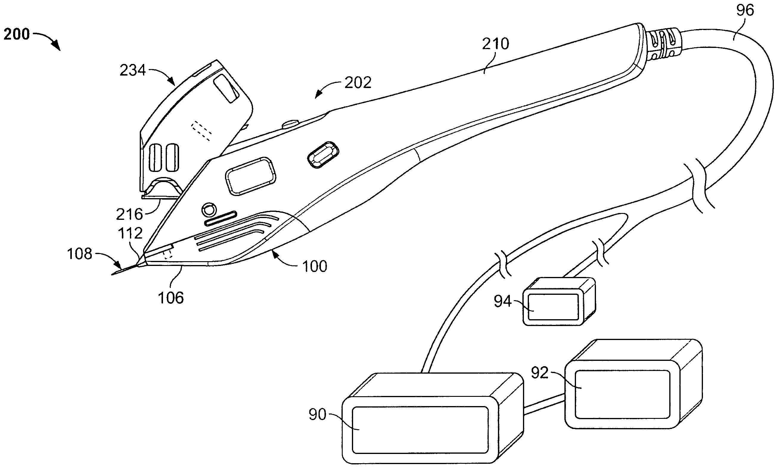 Cartridge electrode device