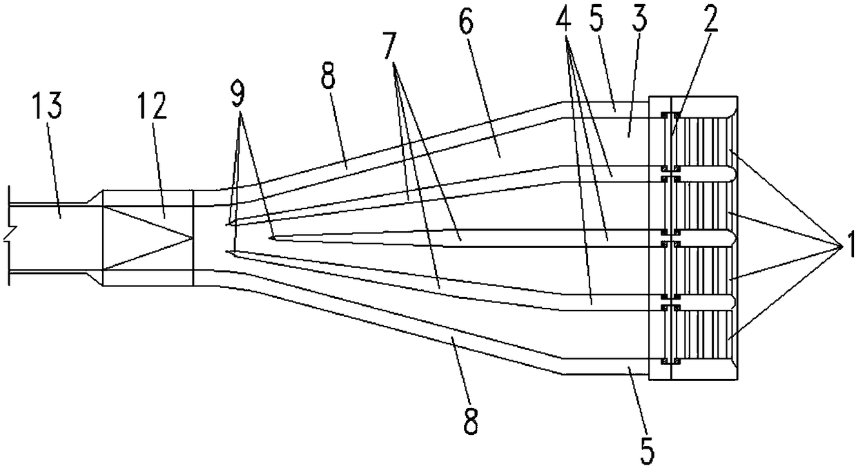 Method for improving hydraulic properties of water inlet/outlet of lower storage reservoir of pumped storage power station