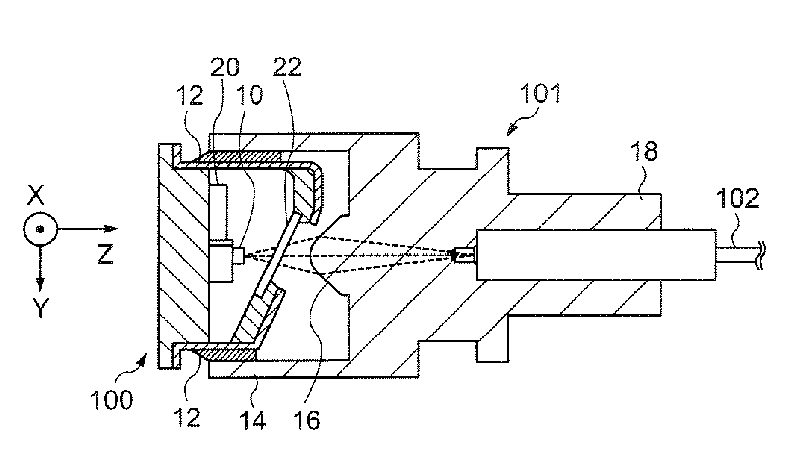 Optical module and optical communication device