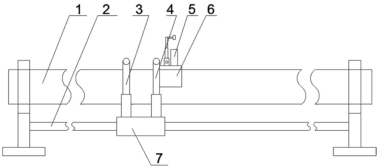 High-temperature medium pressure pipeline blocking device