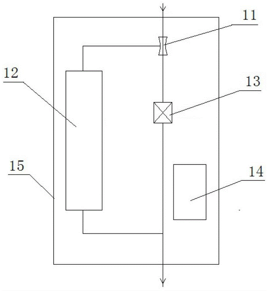 Thermostat of gas water heater and constant-temperature water drainage control method