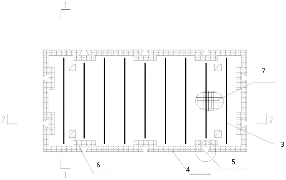 Antiskid precast concrete pavement plate and construction method thereof