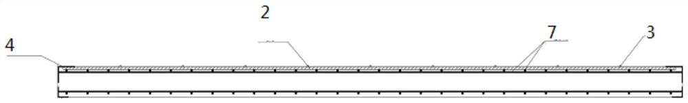 Antiskid precast concrete pavement plate and construction method thereof