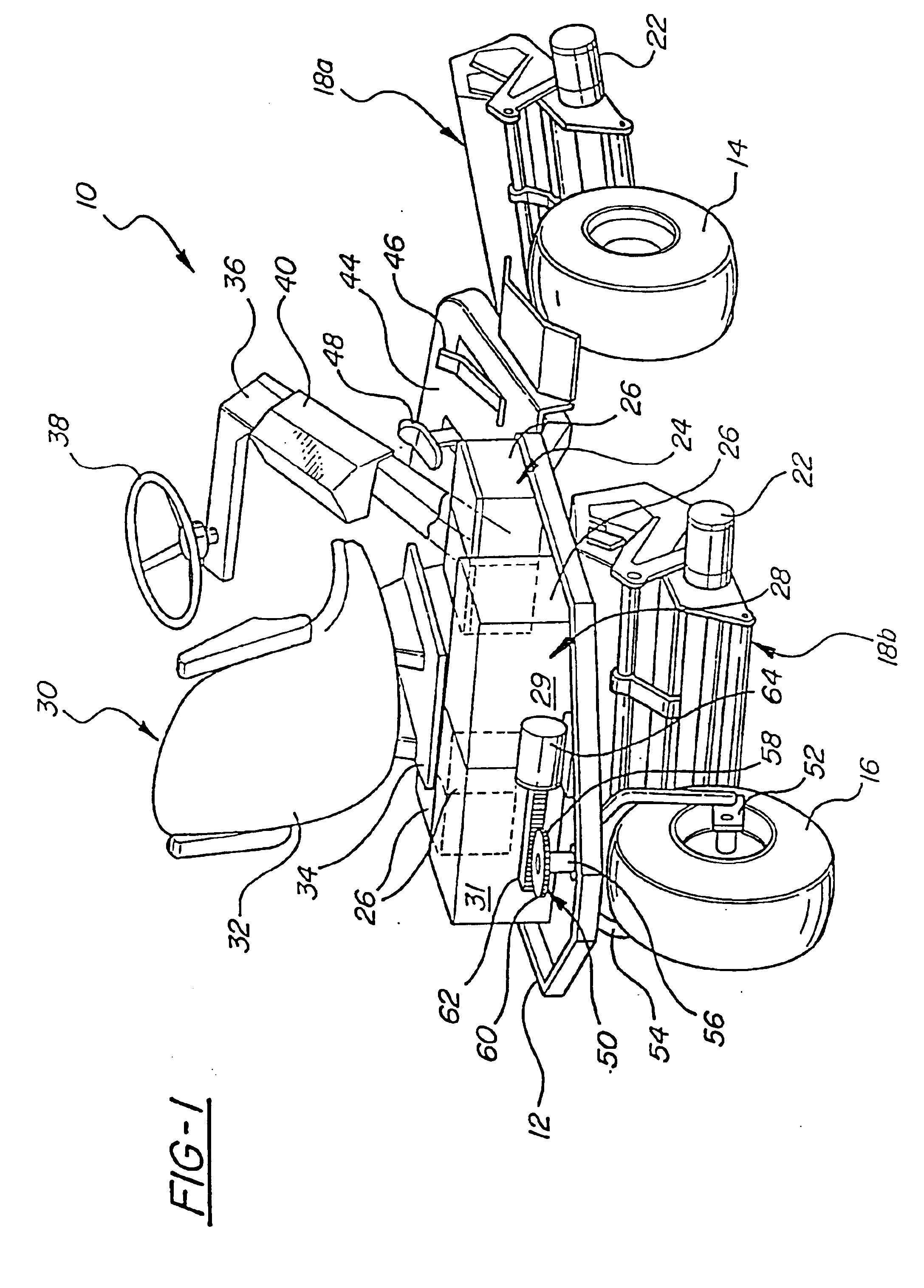 Electric riding mower with motor generator set and noise abatement