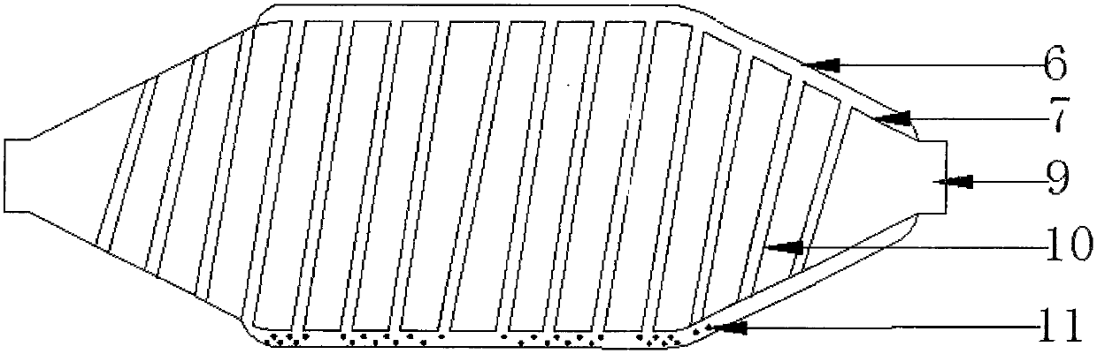 Hot air drying machine with cooling section