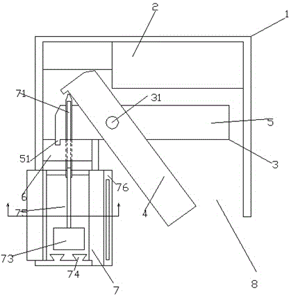 Circuit board control cabinet with double-dovetail-groove structure guide rail