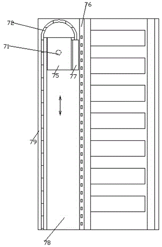 Circuit board control cabinet with double-dovetail-groove structure guide rail