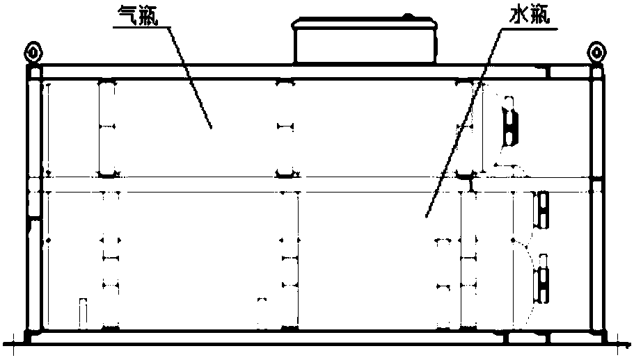 Method for fire extinguishing of internal combustion locomotive through fine water mist