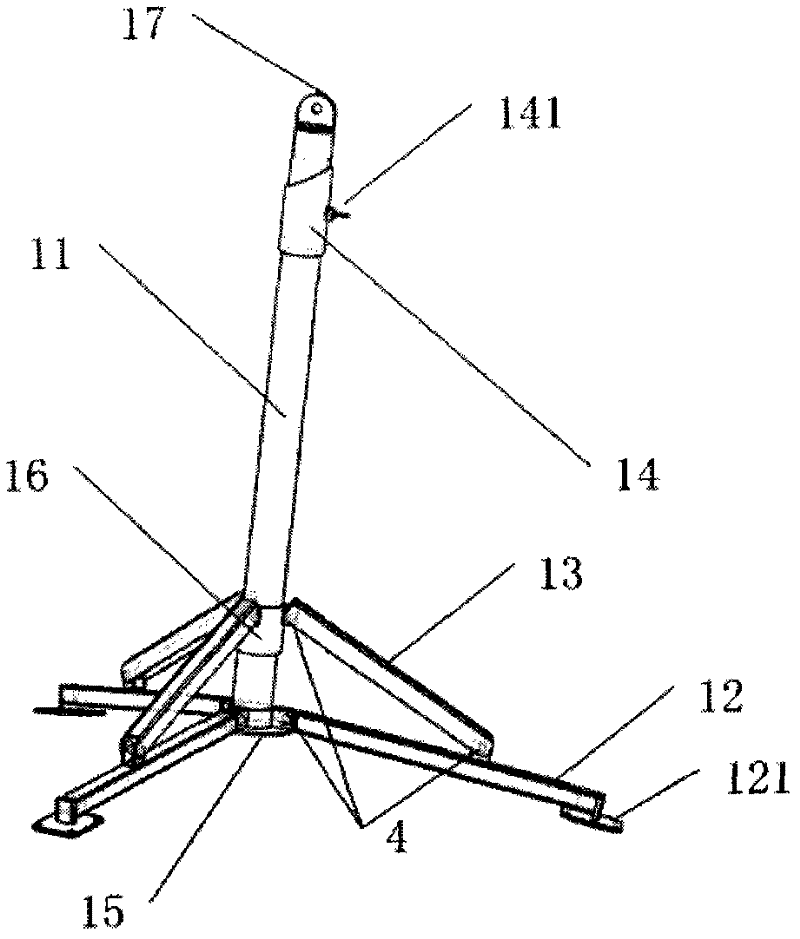 Portable device for solar energy thermal power generation