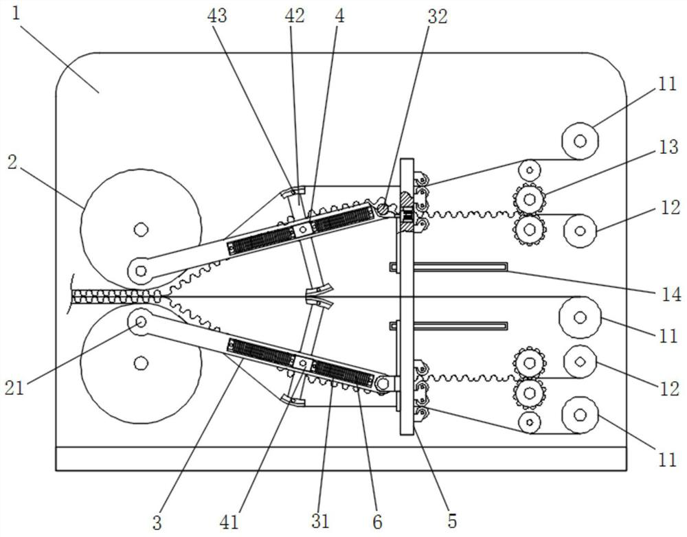 Multi-layer corrugated board gluing device