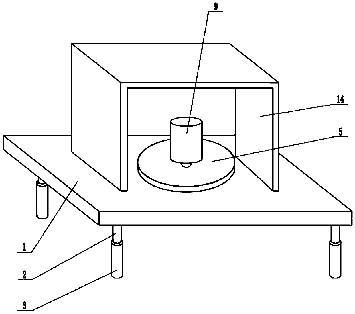 Grinding workbench for cylindrical casting machining