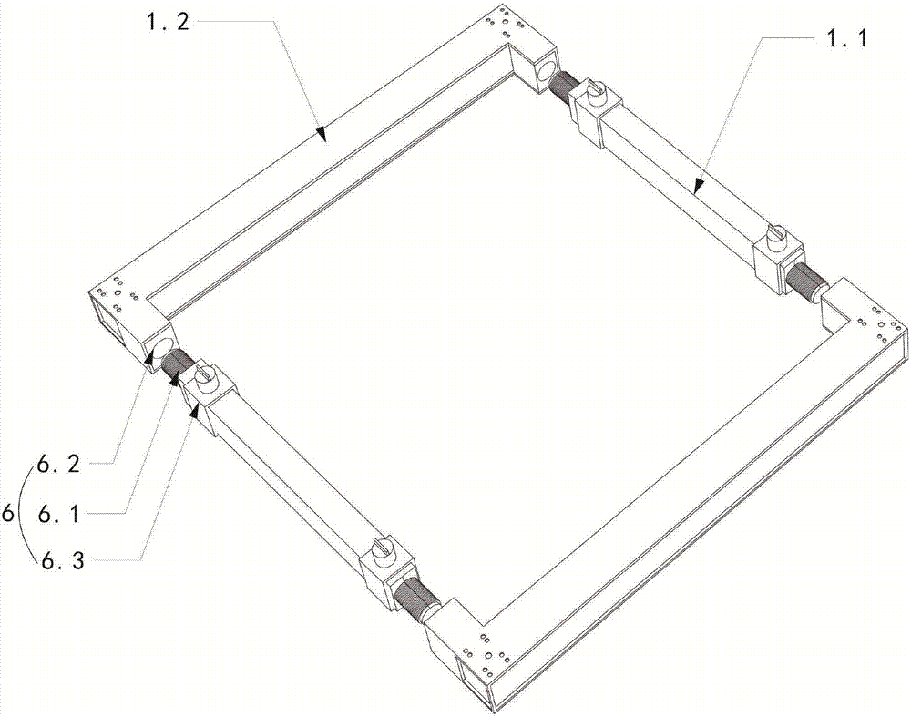 Modular assembled four-axis plant protection unmanned aerial vehicle (UAV)