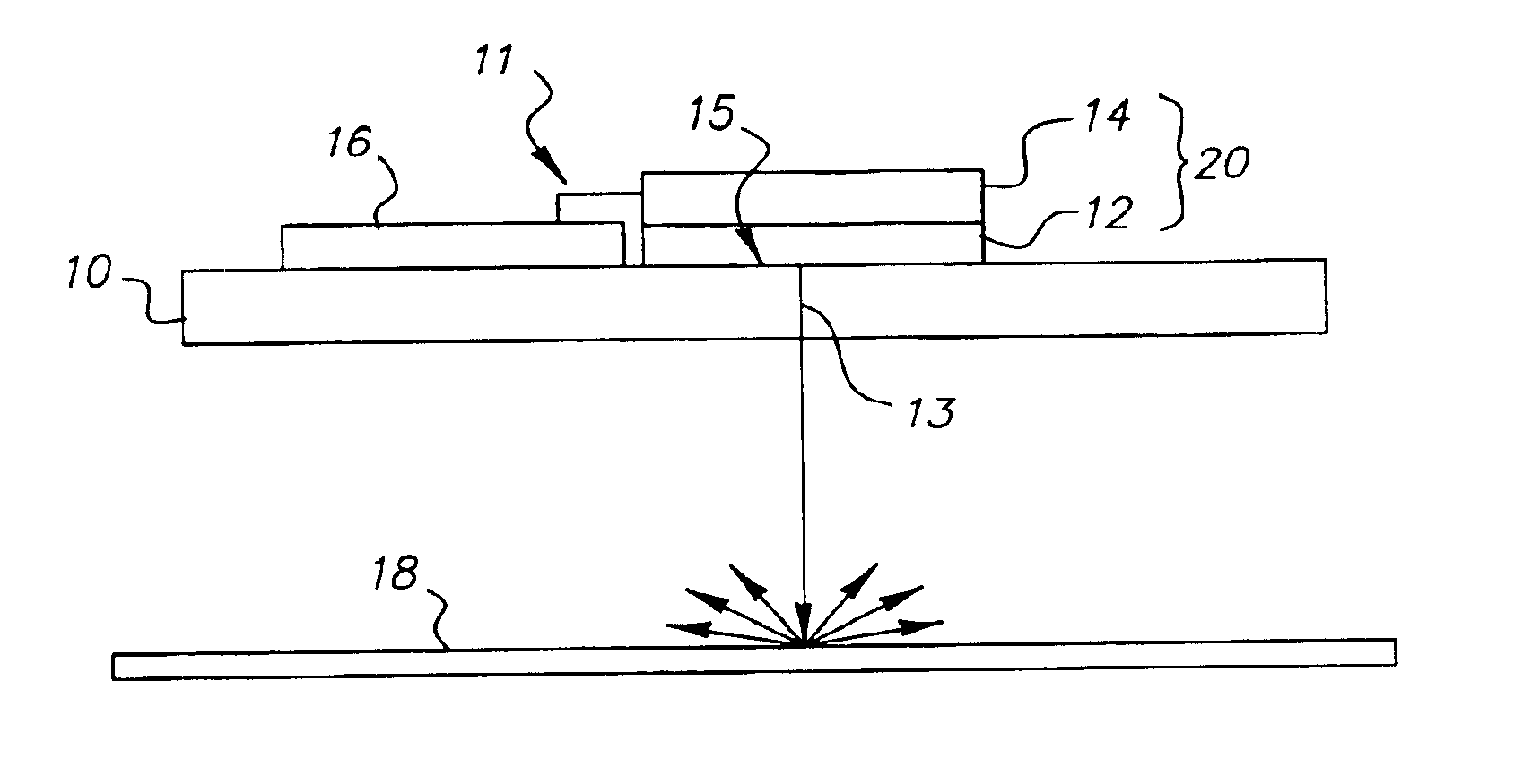 Laser image projector