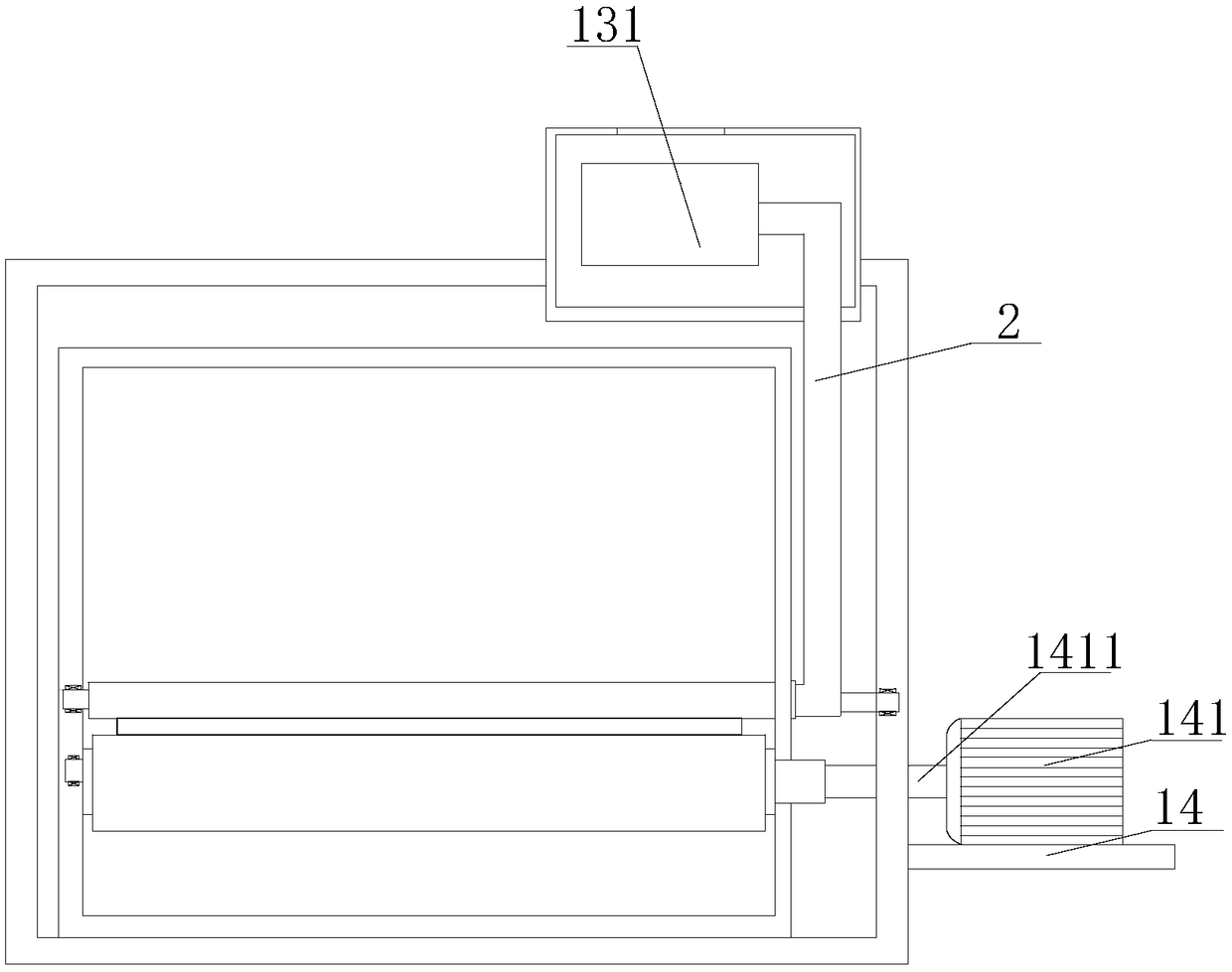 Moisture-proofing device for chemical fiber fabric processing