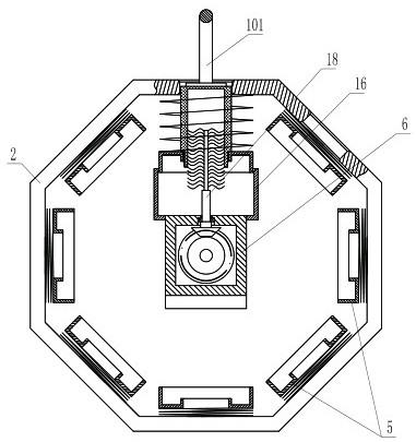 Cup body inner wall cleaning machine