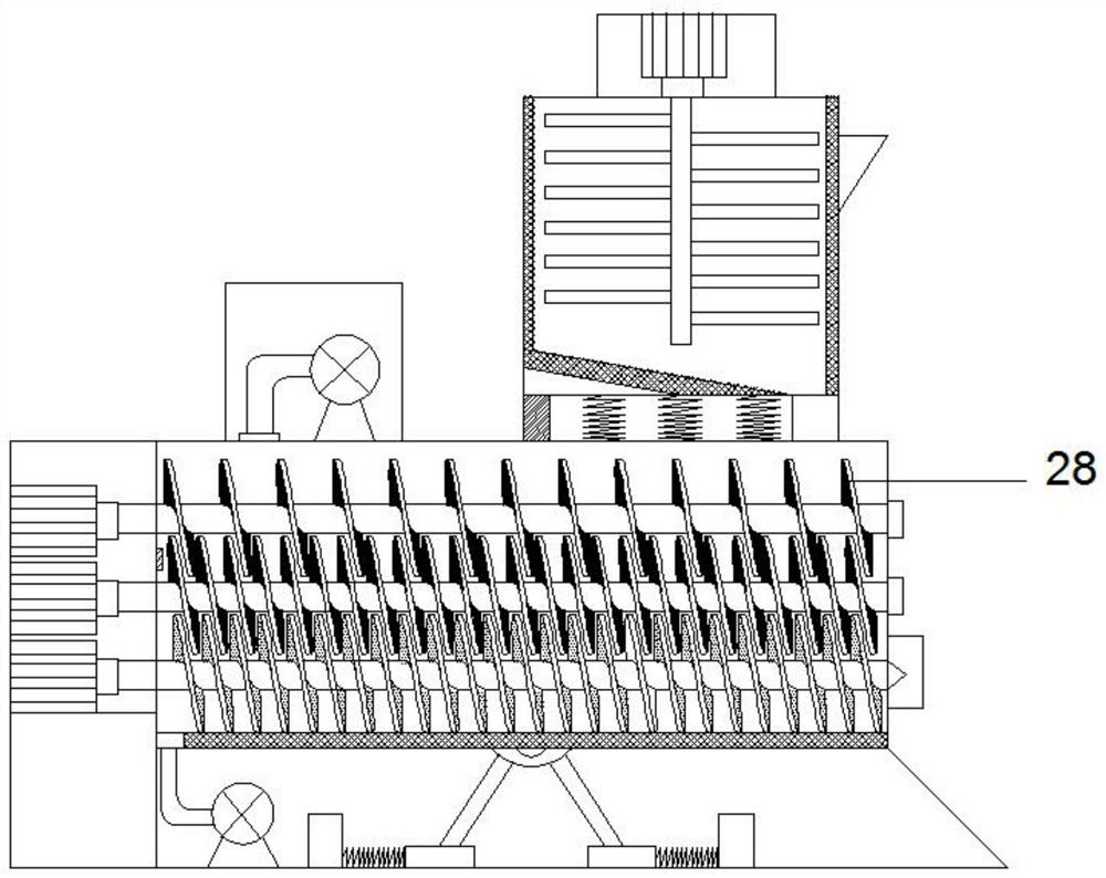 A high temperature extrusion molding machine