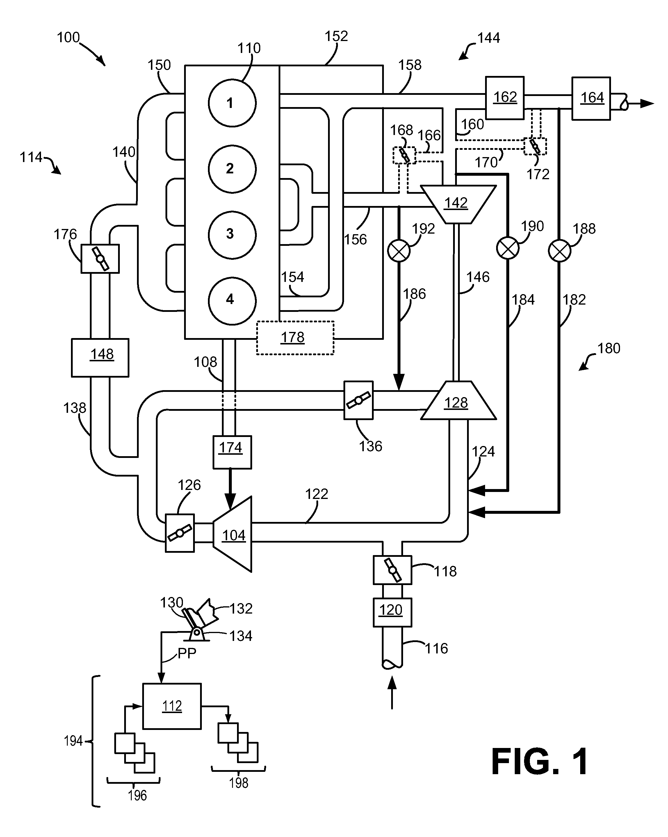 Twin independent boosted I4 engine