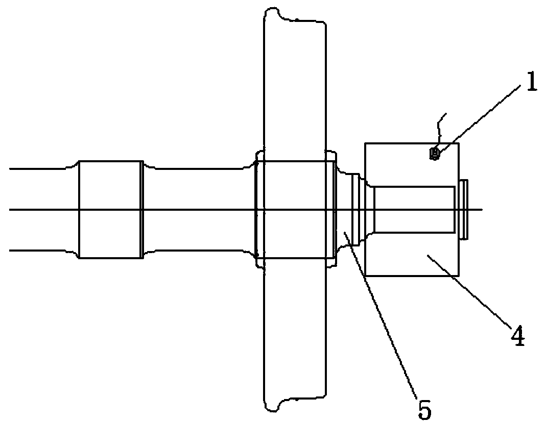 Vehicle-mounted vehicle wheel out-of-roundness detection system