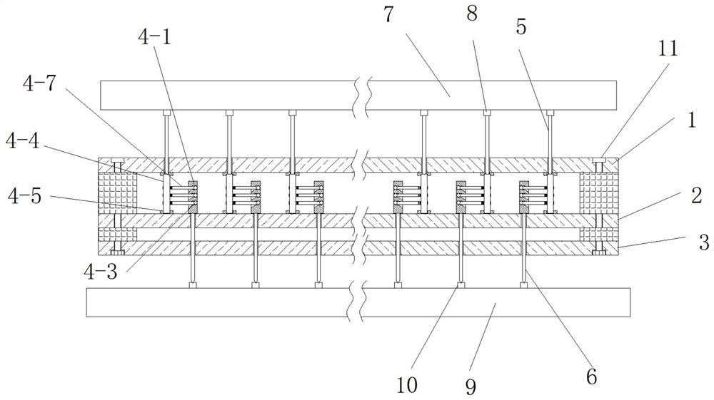 Method for assembling, repairing and setting test parameters of vertical probe card device