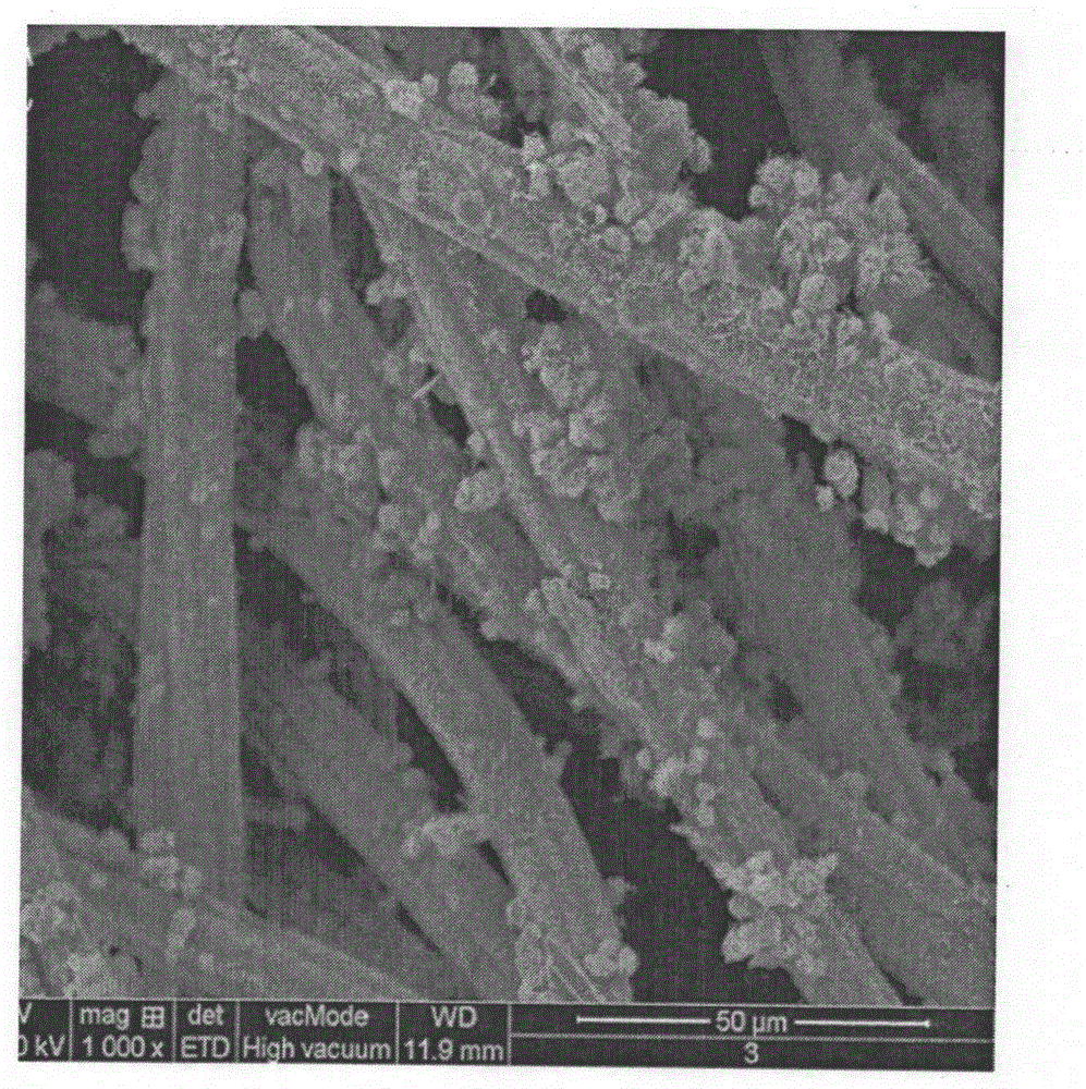 Metallic oxide nanowire coil/active carbon fiber composite electrode material and preparation thereof