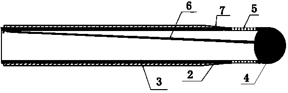 High-flow anti-bending guide catheter structure