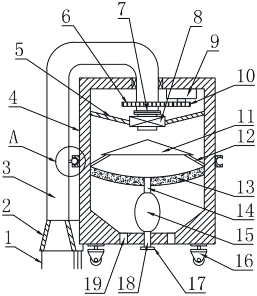 An Indoor Circumferential Rotating Cleaning Robot