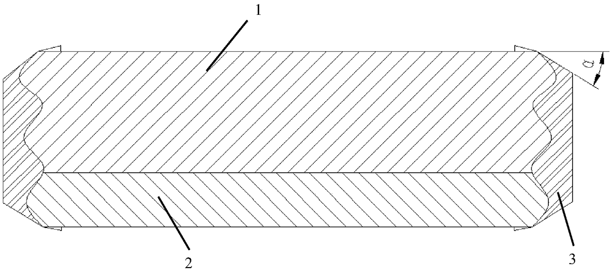 Preparation method for stainless steel and carbon steel composite tube liable to weld and coat edges