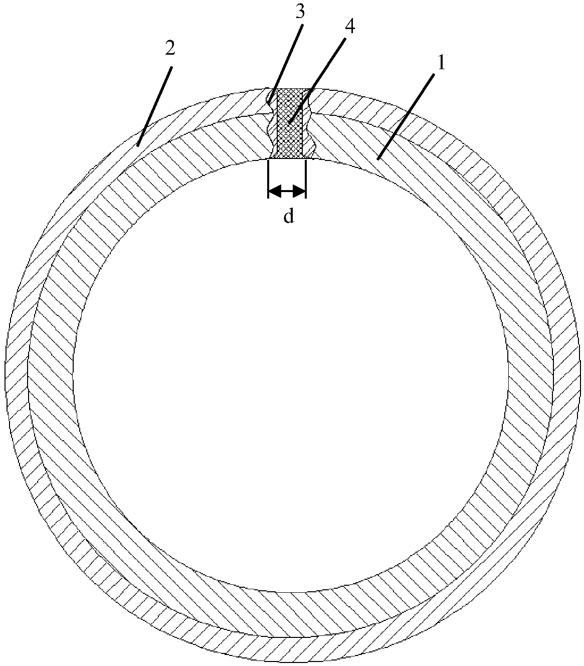 Preparation method for stainless steel and carbon steel composite tube liable to weld and coat edges