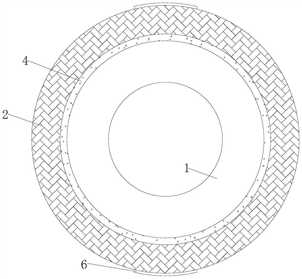 Rubber-plastic heat insulation pipe structure with surface-enhanced composite co-extrusion outer protective layer