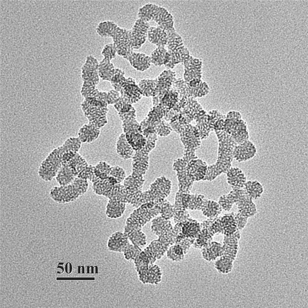 Three-dimensional hierarchical-pore gel based on fluorescent mesoporous silica nanorods and preparation method thereof