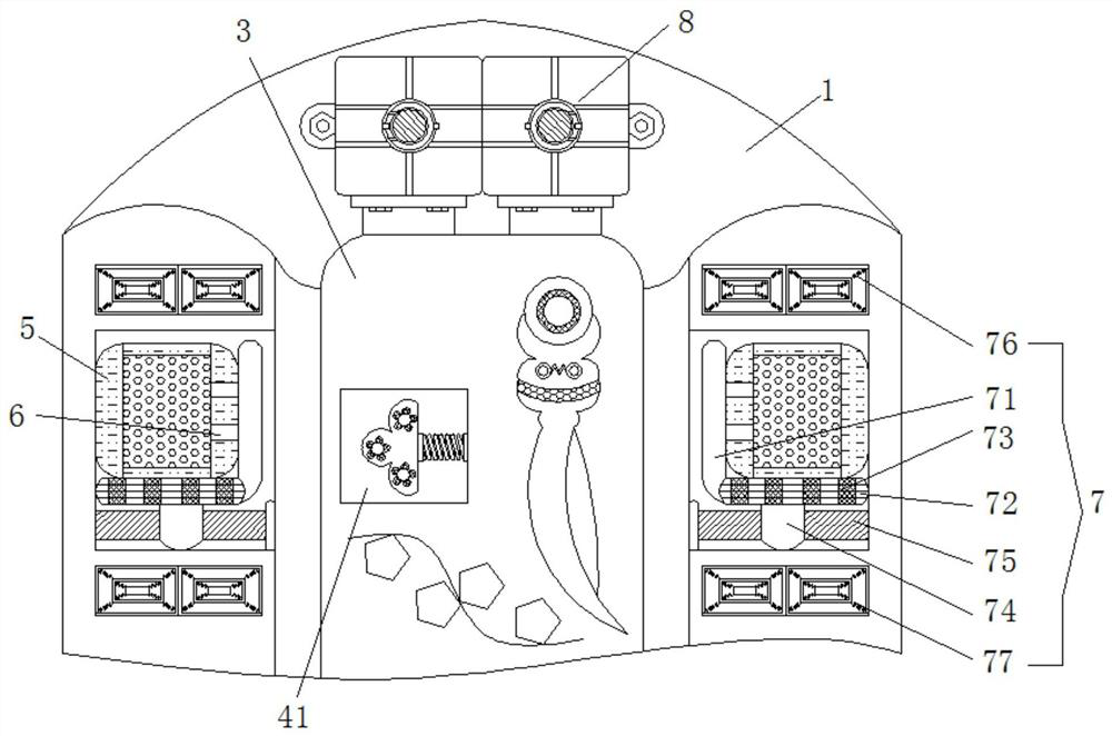 Hardware and electrical equipment machining drilling equipment with self-lubricating effect