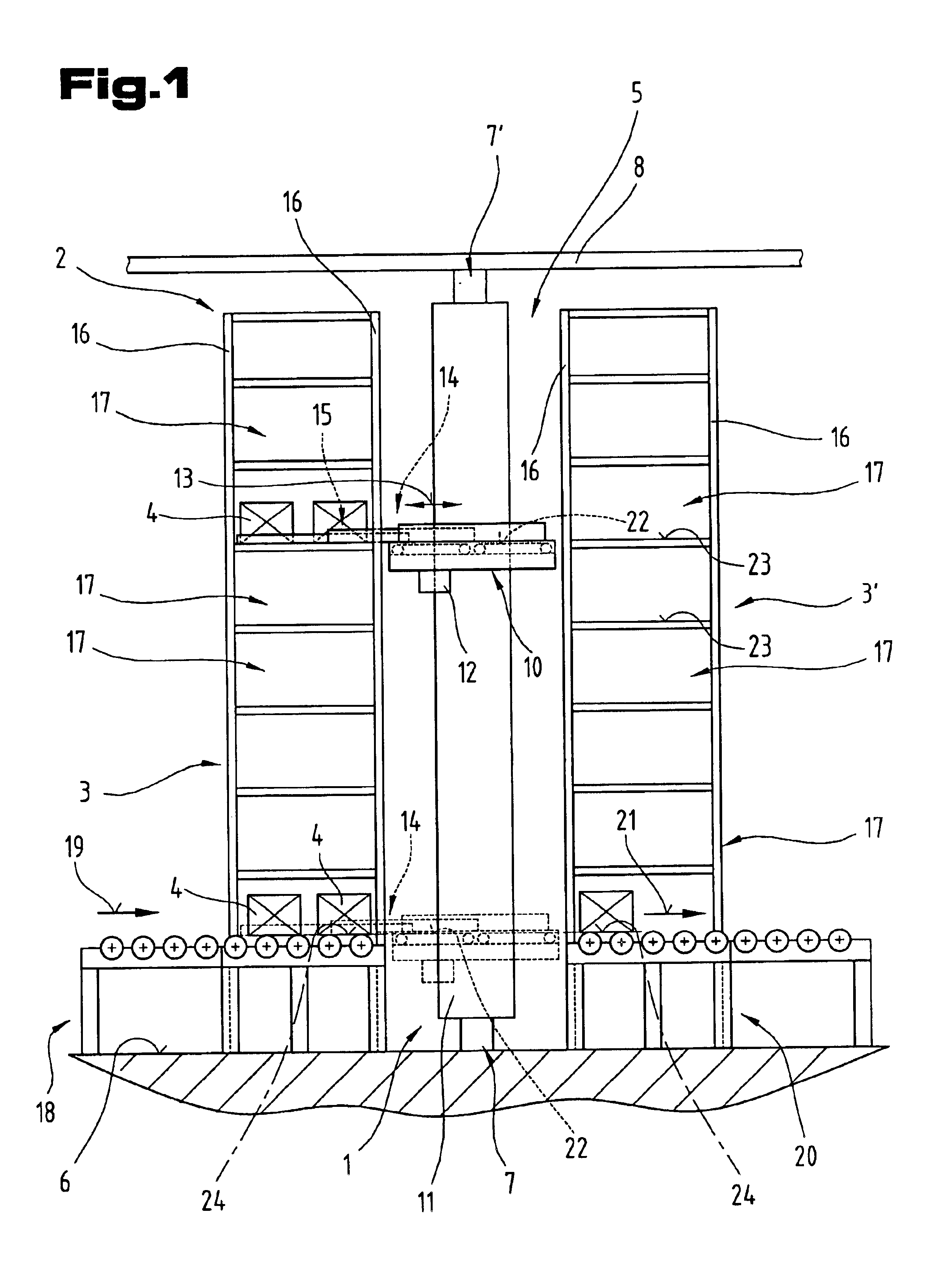 Load-handling system and telescopic arm therefor