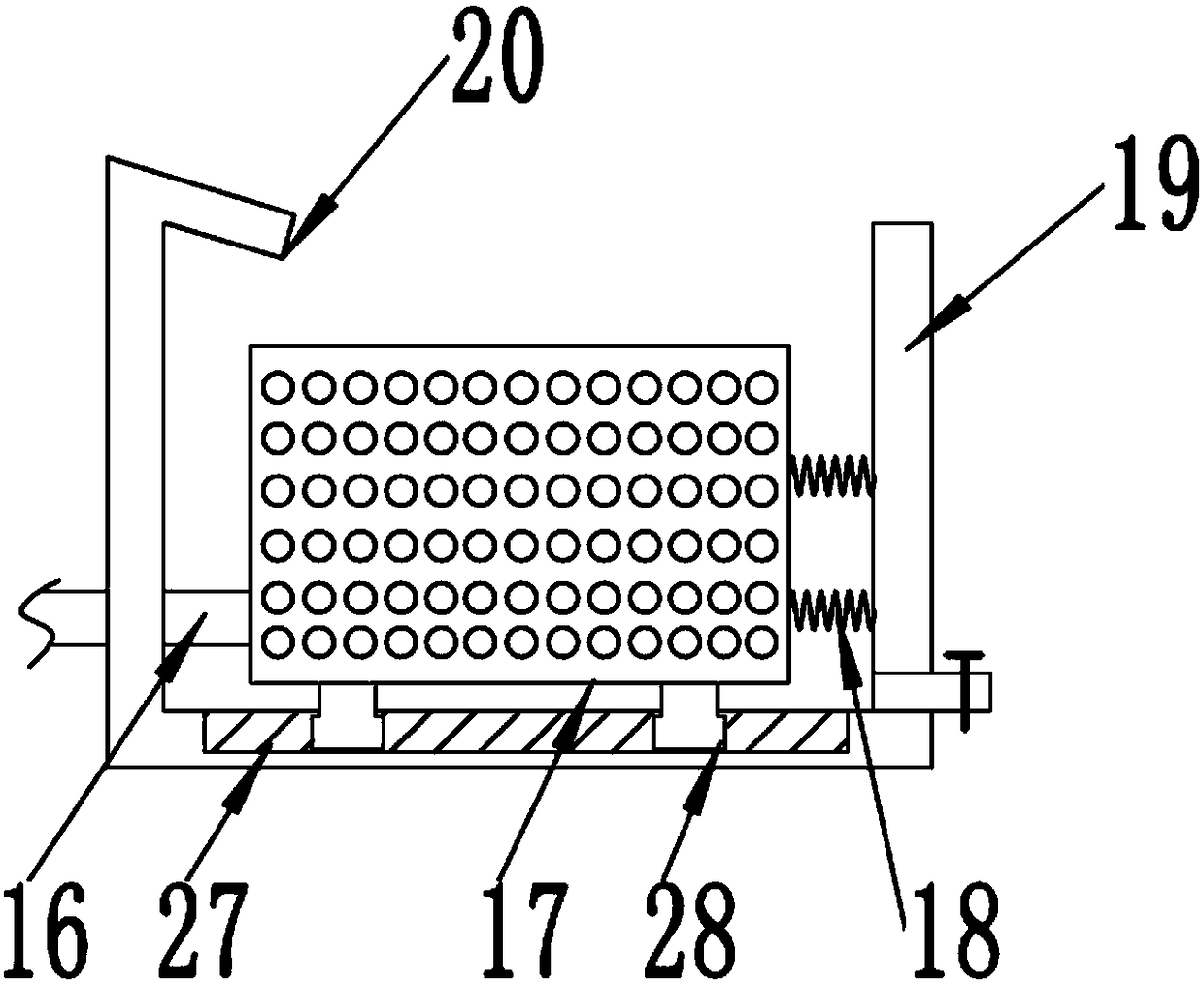 Water-saving type petroleum geology logging and sand-washing device