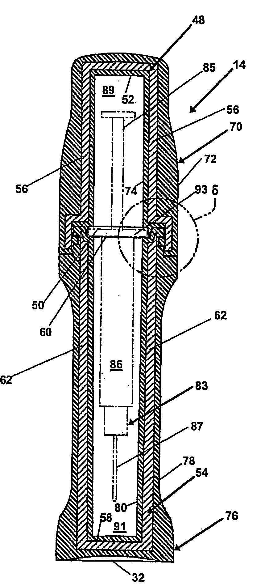 Polymer pharmceutical pig and associated method of use and associated method of production