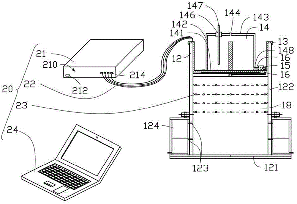 Seepage and solute migration measuring method based on high-density resistivity method