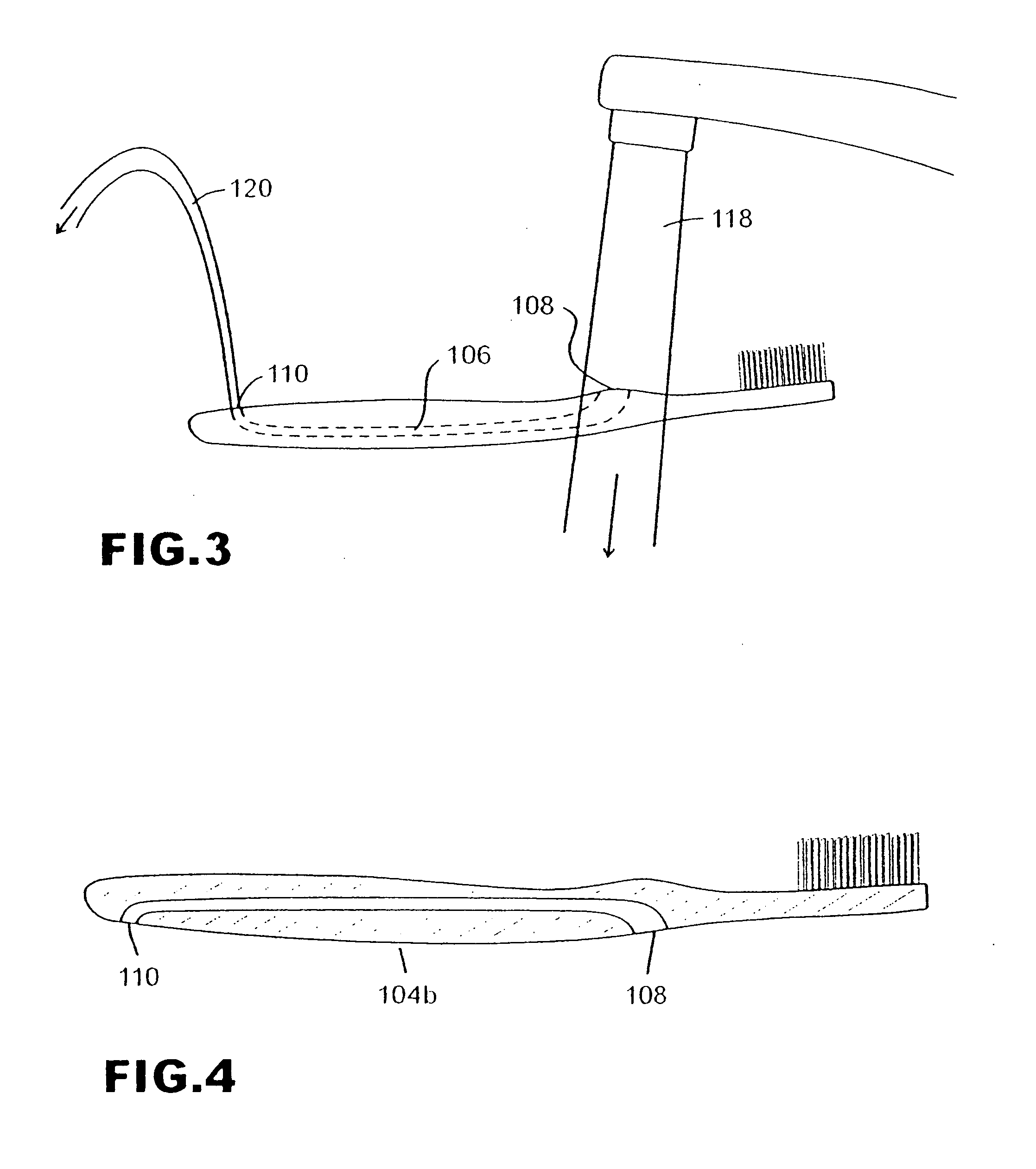 Fountain toothbrush