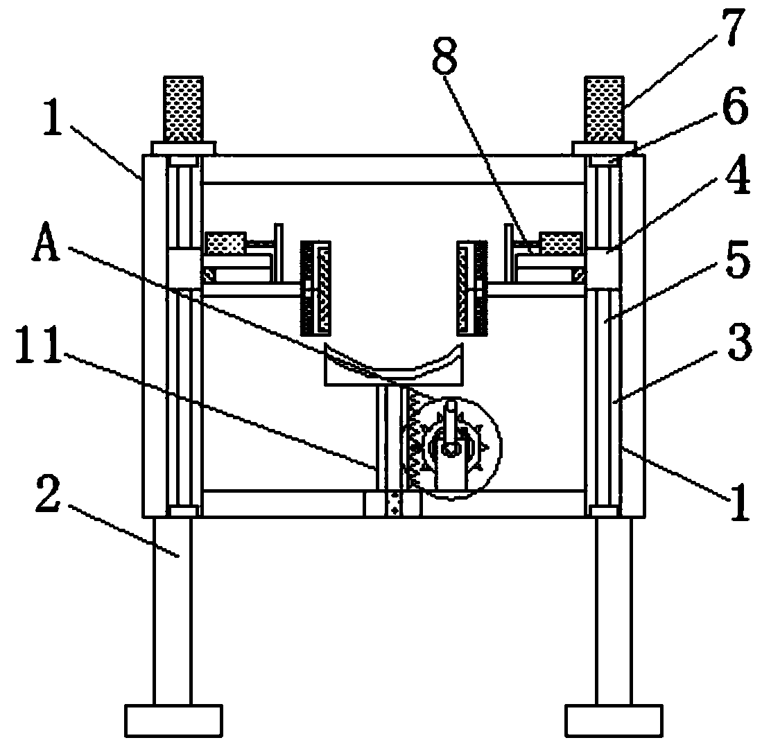 Orthopaedic splint mounting and fastening device