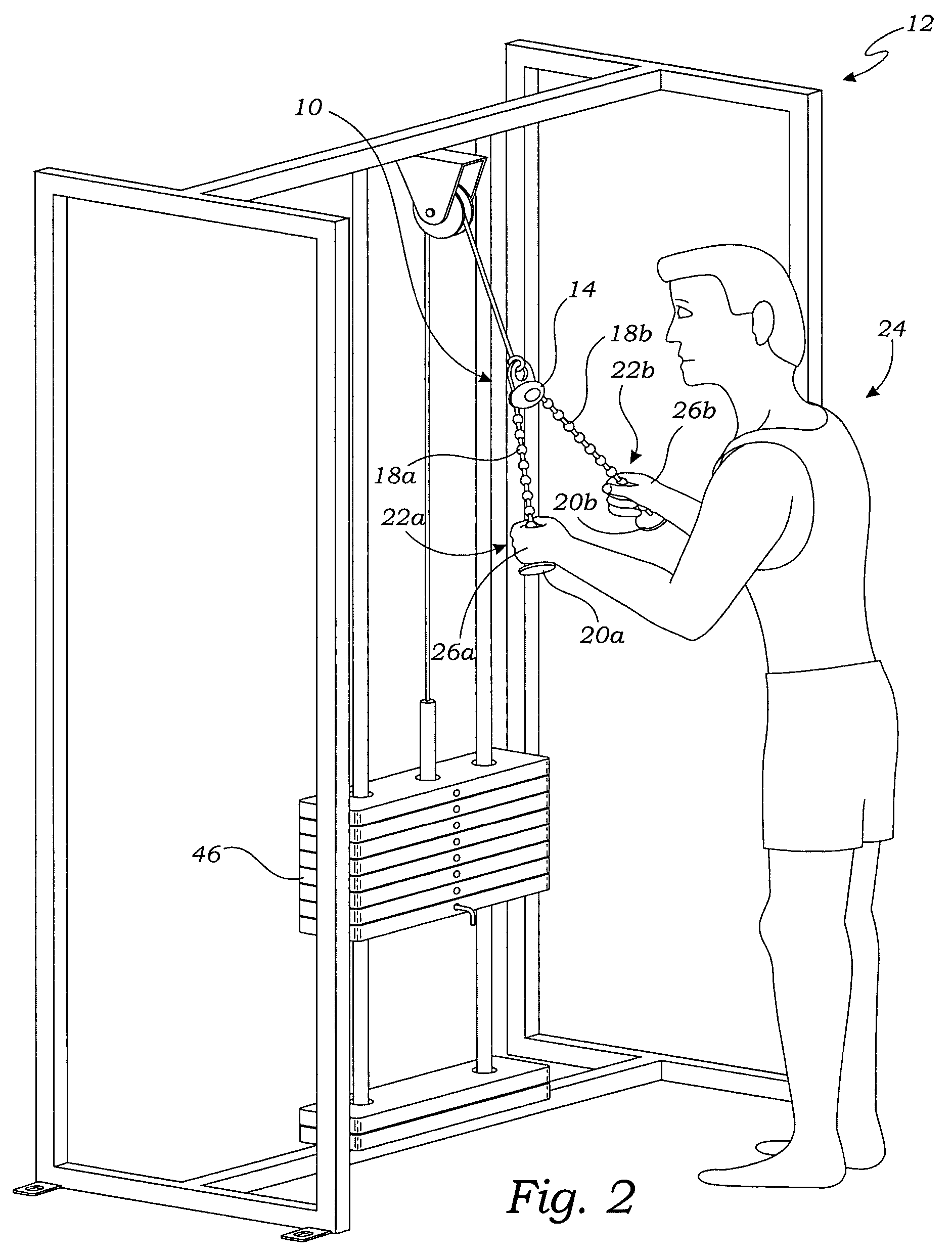 Exercise machine attachment