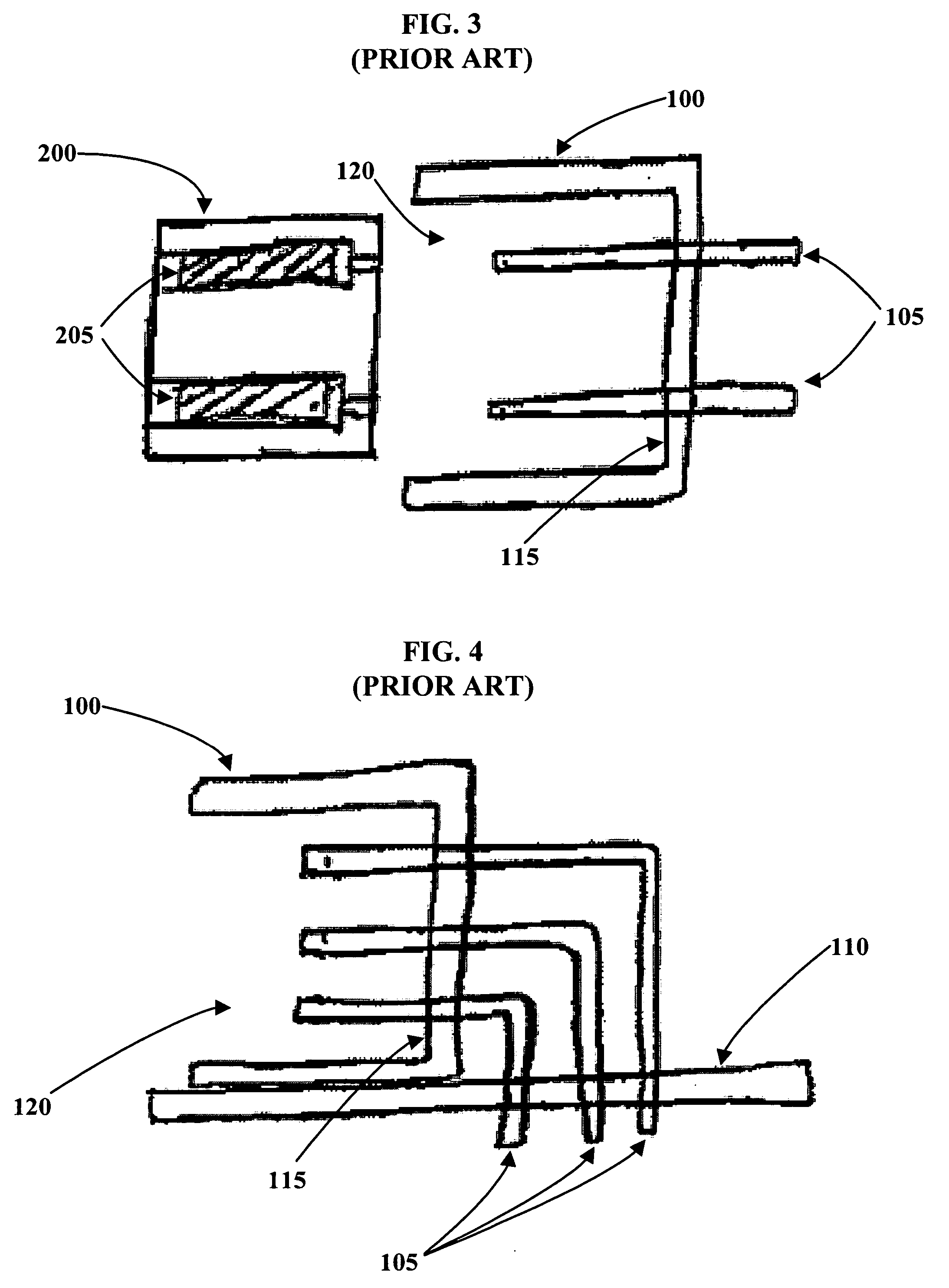 Male header connector device