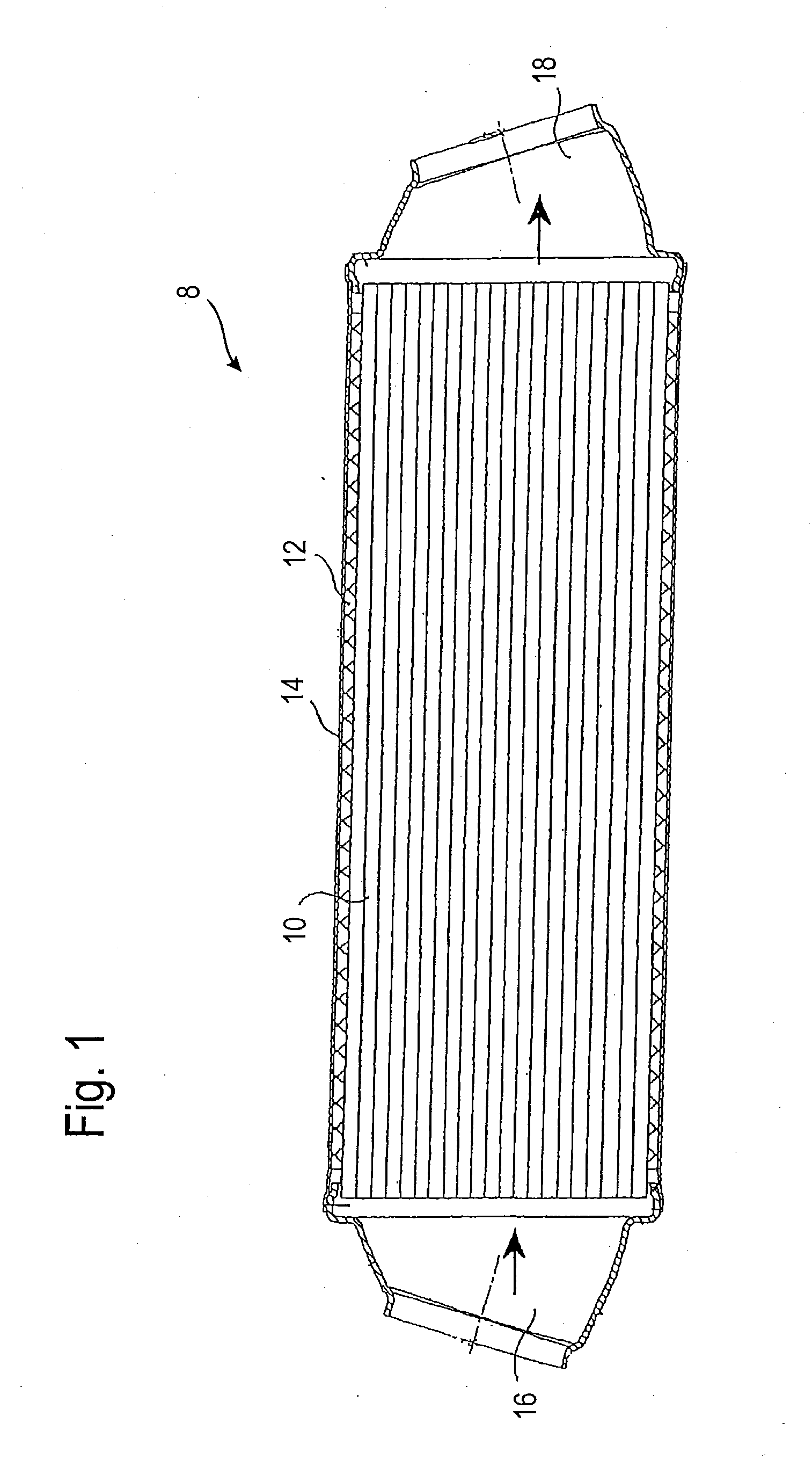 Method for manufacturing exhaust gas ducting device