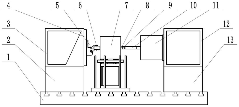 Weightlessness simulation system based on air cylinder and air floating cushion