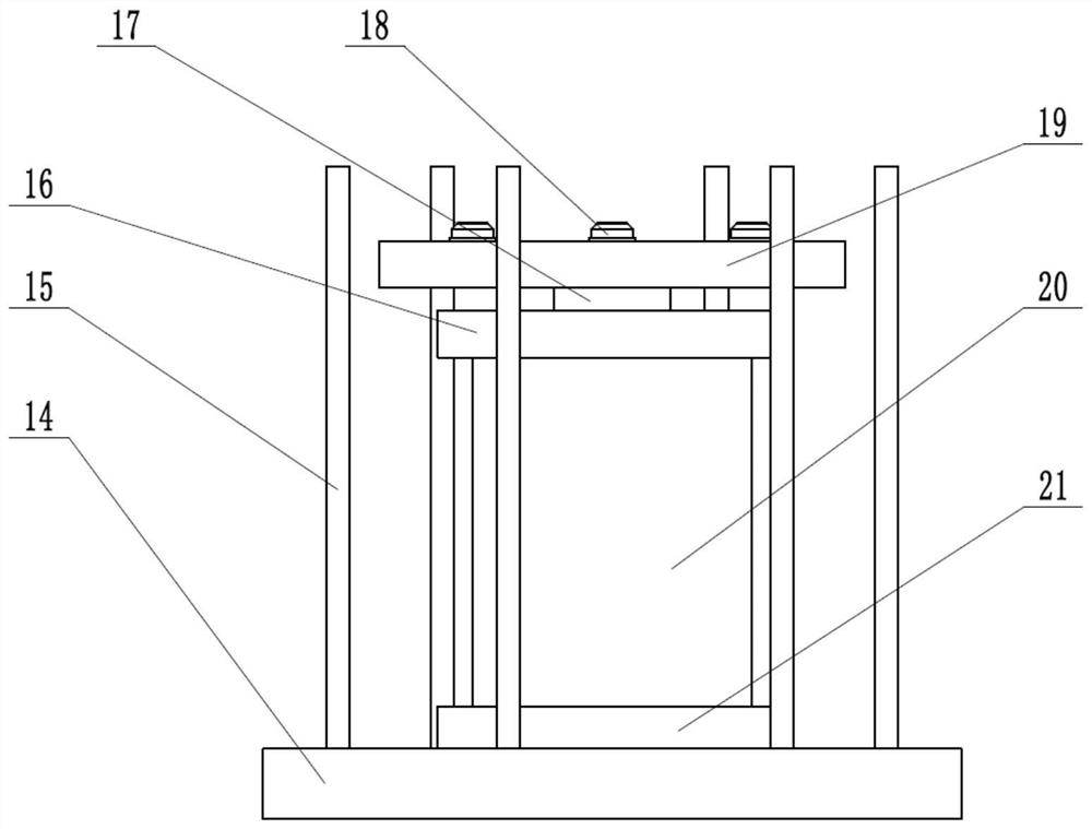 Weightlessness simulation system based on air cylinder and air floating cushion