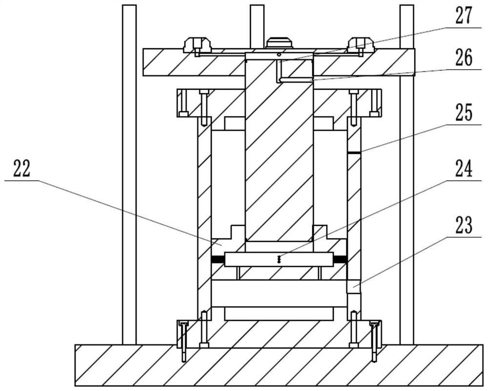 Weightlessness simulation system based on air cylinder and air floating cushion