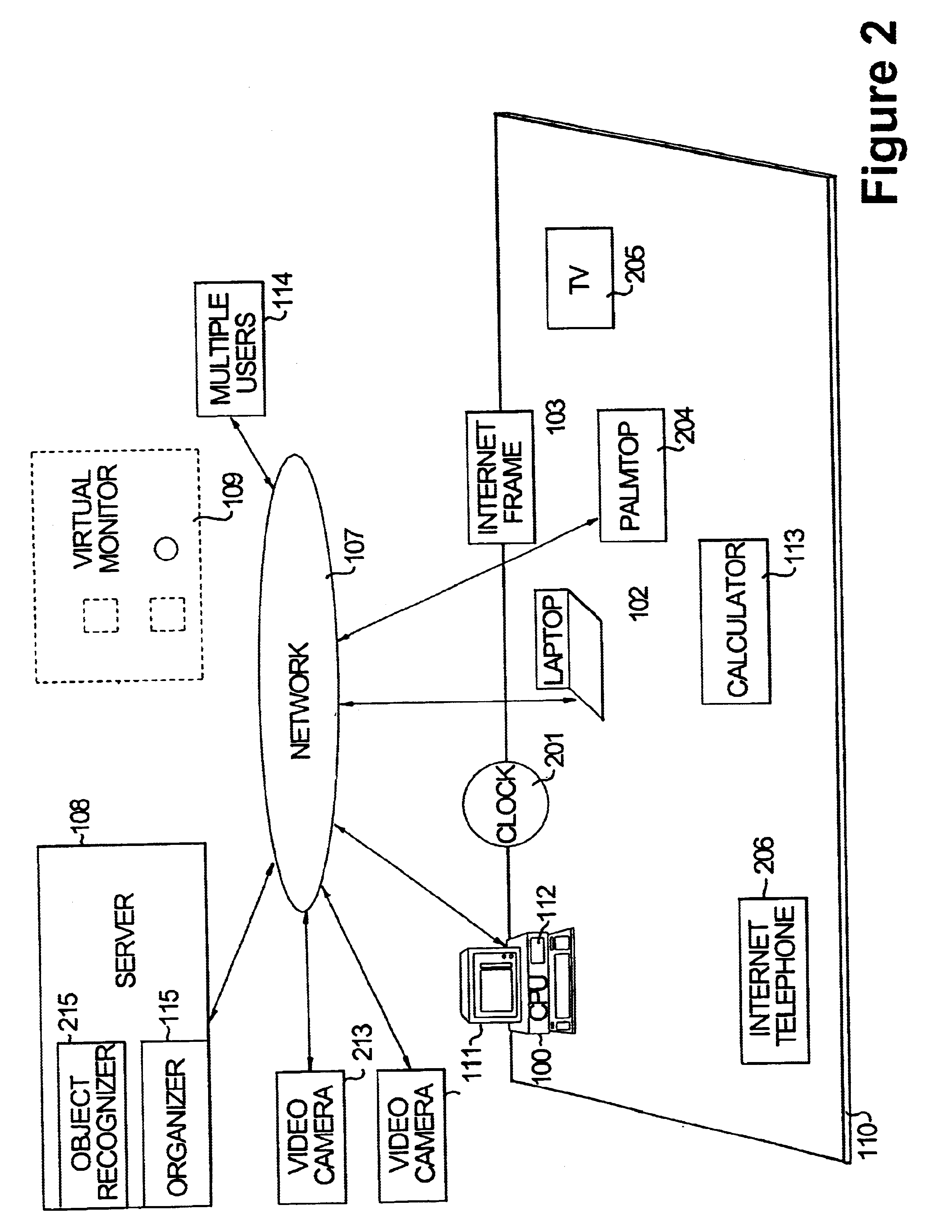 Information presentation system for a graphical user interface